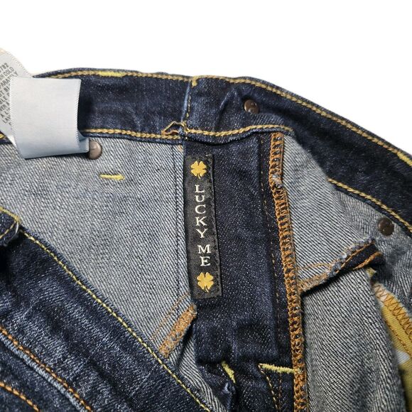 Lucky Brand Jeans Womens 14/32 Dark Wash Easy Rider Baggy Y2k Bootcut Mid Rise - Picture 7 of 15